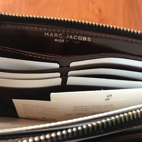 Marc Jacobs | Chocolate Patchwork Zip Clutch - Picture 7 of 9